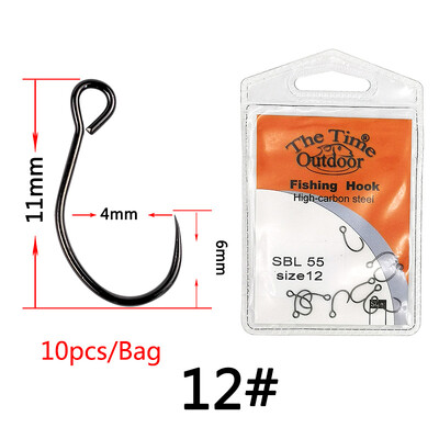 THE TIME BRAND Big Ring mānekļu āķis mini crankbait un maziem minnow mānekļiem Barbless zivju āķiem