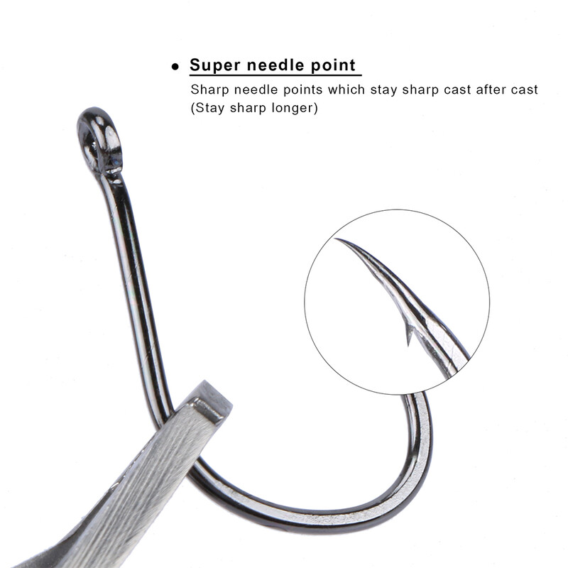 Goture 500tk/partii Püügikonksud #6 #7 #8 #9 #10 #11 #12 #13 #14 #15 Mageveepüügi Konksud karpkalapüügi tarbed