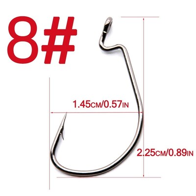 50db/tétel Magas széntartalmú acél horgászhorgok forgattyús horog puha csigacsalihoz 1# 2# 4# 6# 8# 1/0#-5/0# Új horgászfelszerelés 2019