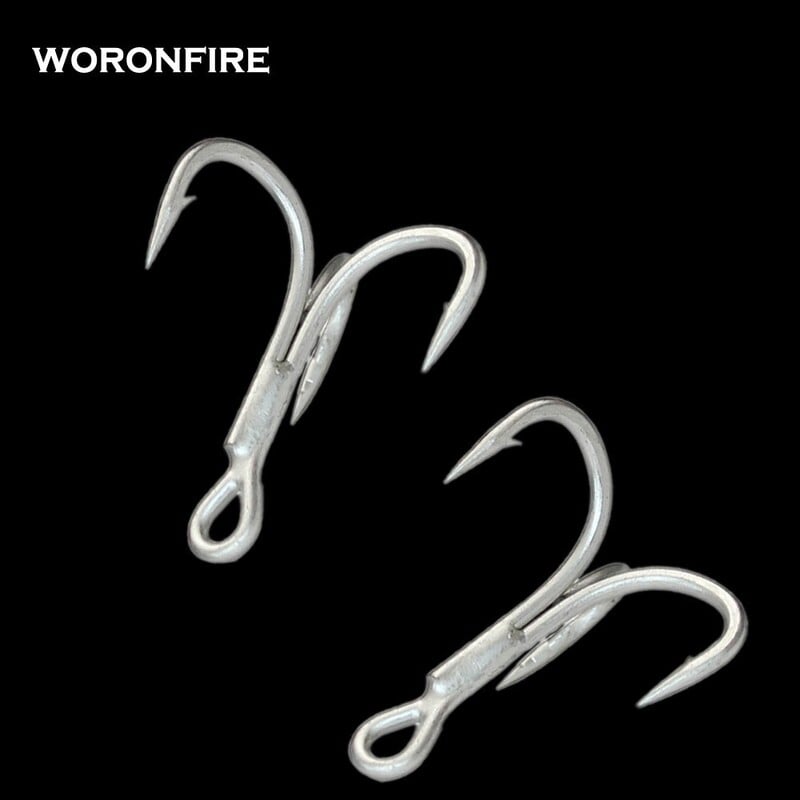 10db/tétel Vastagabb háromszögű horog, erős húzás