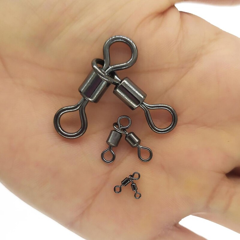 10/20 vienetų 3 krypčių žūklės pasukamas riedėjimo trikampis sujungimas sukamieji kabliukai Žvejybos jungtis Pesca Emerillon Peche