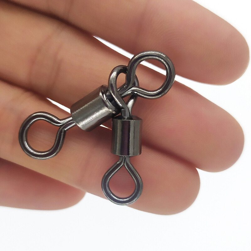 10/20 vienetų 3 krypčių žūklės pasukamas riedėjimo trikampis sujungimas sukamieji kabliukai Žvejybos jungtis Pesca Emerillon Peche