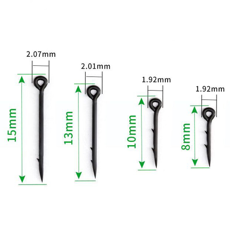 25/50/100db fém csali tüskés ponty horgász horog csali csípés bojli Pin Spike Maggot kukorica hajrög ponty etető horgászfelszerelés
