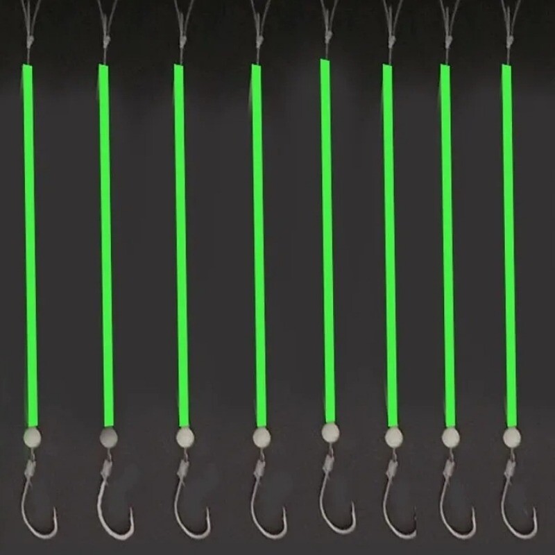 Furtun de pescuit luminos de 0,8/1/1,5/2mm, silicon anti-rig, tuburi, mâneci pentru pescuit în mare adâncime, instrumente de pescuit pentru pescuit Iscas