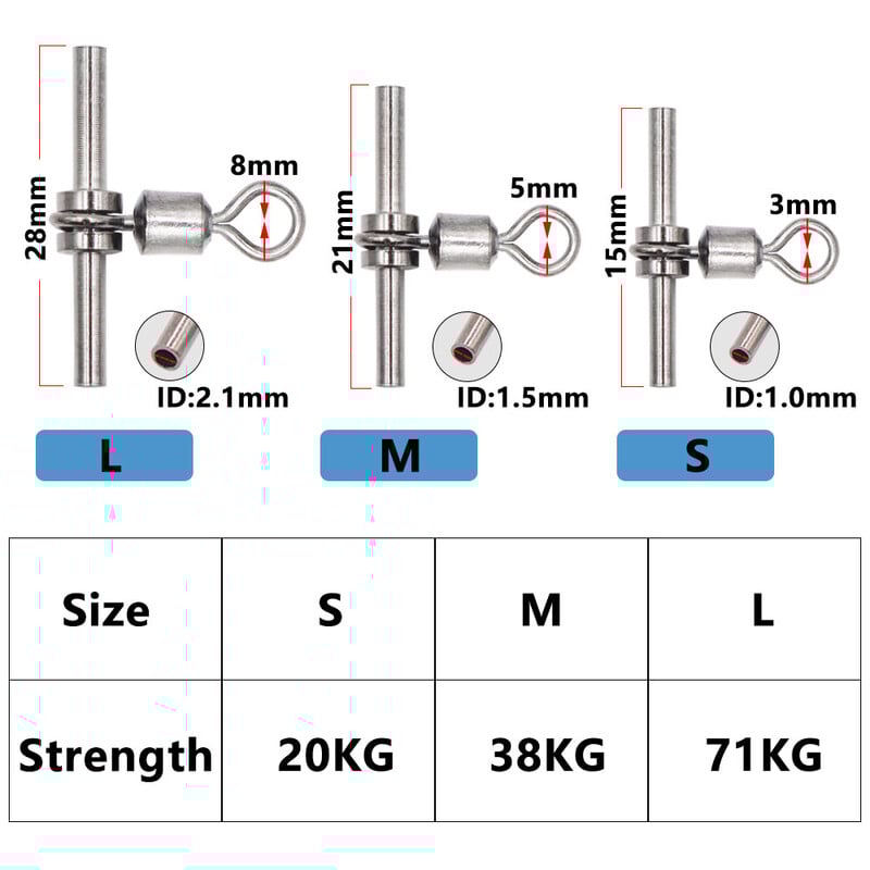 Príslušenstvo pre morský rybolov, rybárske obratlíky pre rybárske súpravy, konektor s krížovým vlascom, mosadzná trubica, háčik, spojka proti zamotaniu, náčinie