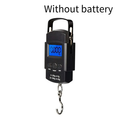 Džepna vaga od 50 kg, elektronička vaga, digitalna udica za pecanje, viseća ribička mjerna vrpca, ravnalo, mini prtljaga za ribolov