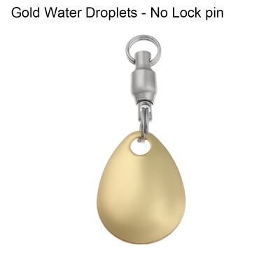 7gab ūdens pilienu/vītolu lapu formas metāla vilinājums DIY makšķerēšanas atraktors Spinner Blade VIB atstarojošs sequin karotes makšķerēšanas rīks