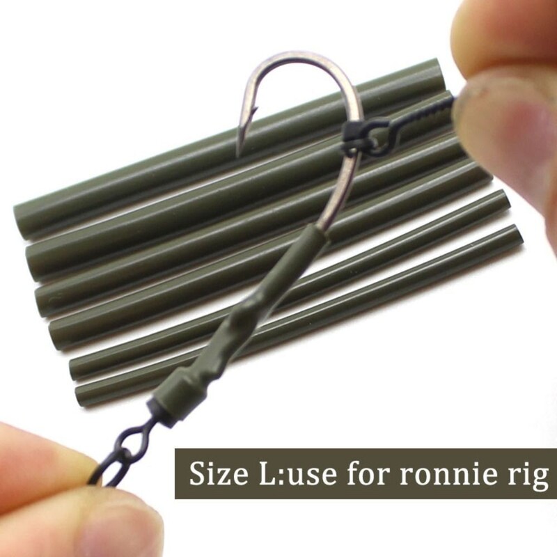 50 vnt. nuo įsipainiojimo termiškai susitraukiantys vamzdeliai S/M/L Guminiai meškeriojimo valų rankovės Žvejybos priedai