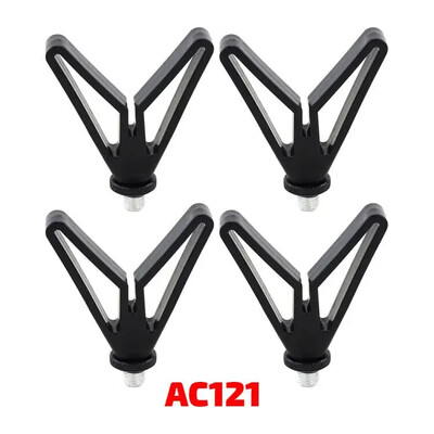 Hirisi 4 vienetų karpinės meškerės atramos galvutė, skirta žvejybai.