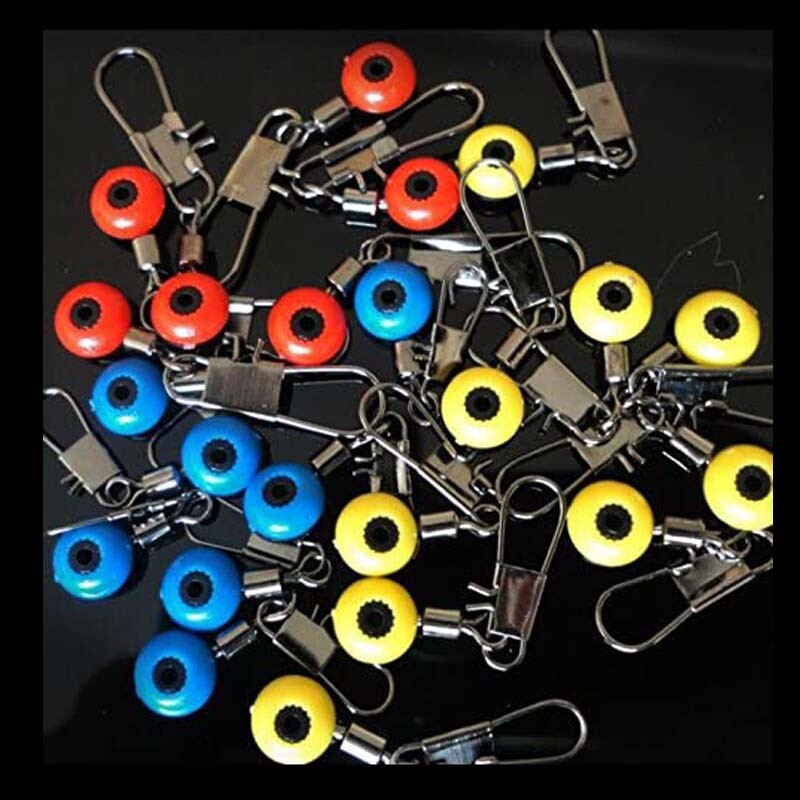 20 gab./Partijā Makšķerēšanas pludiņš Bobber Stops Space Pupiņas Savienotāji Makšķerēšanas auklas Āķis Grozāmie Kāta klipsi savienotāja piederumi