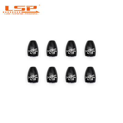 LSP Texas Rig Tungsten Sinker 1/16 - 1 Oz Bullet Rybárske závažie na ostrieže 1,8-28g Príslušenstvo k nástrahám Rybárske potreby na zimný rybolov