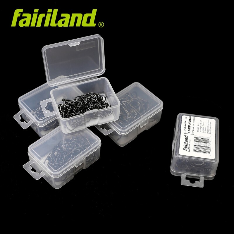 PTFE háčiky na kapry 100 ks/sada TK matná čierna 2# 4# 6# 8# 10# ostré háčiky s zobákom a ostnatým hrotom s krabičkou zadarmo