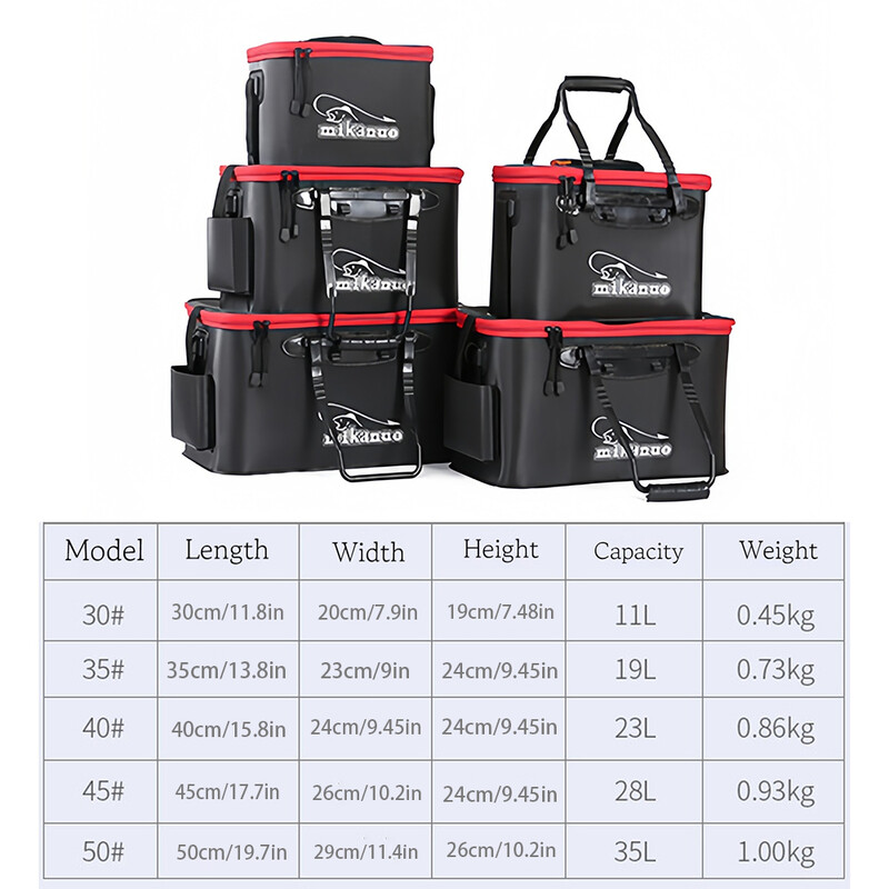 Nešiojamas žvejybos krepšys Sulankstomas žvejybos kibiras gyvų žuvų dėžė stovyklavimo vandens konteineris, baseinas, žvejybos reikmenų laikymo krepšys