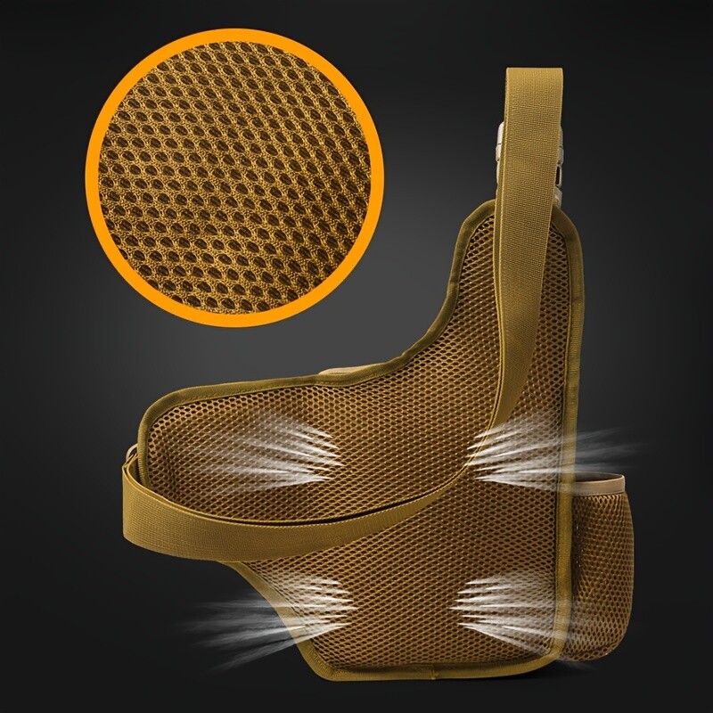 Atsparus vandeniui žvejybos ant peties krepšys lauko sportui dviračių važiavimo kryžminiu krūtinės viengubu kupriniu kelionės laipiojimo stovyklavimo taktinė rankinė