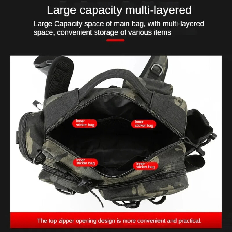 Nauja žūklės reikmenų kuprinė, jaukų dėžė