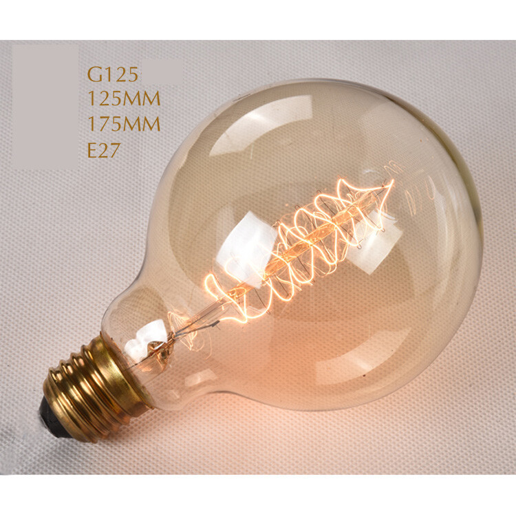Pritemdoma Edison retro lemputė su volframo siūlu e27 varžtas namų kūrybinis menas e14 dekoratyvinė šilta šviesa