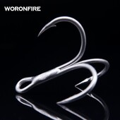 10 ks/sada hrubých trojháčikov, silný ťah, 2# 4# 6# 8# 10# 12# okrúhle skladané trojité rybárske háčiky z vysoko uhlíkovej ocele, nové 2019