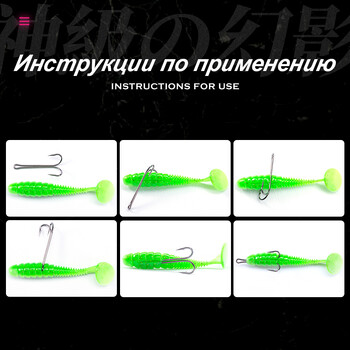 Hunthouse Fishing Hooks 1/0 2/0 3/0 Double Hook High Quality Carbon Steel Fish Hook Αιχμηρά άγκιστρα #1 #2 #3 #4 Σετ ειδών ψαρέματος