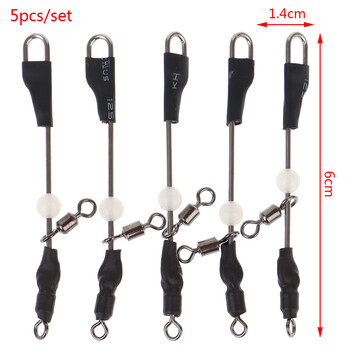 5Pcs Fishing Connector Fast Hook Urfe Para Temporales Enganches Rapidos Para la Pesca Kolay Atma Aparati