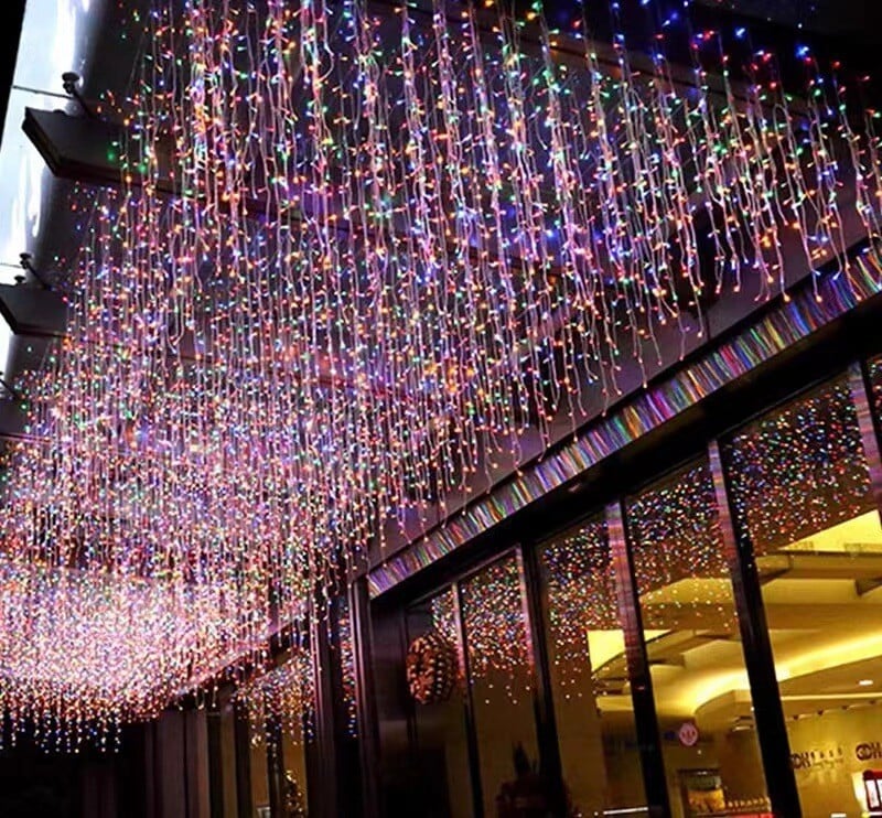 Didmeninė prekyba sukonstruotu apšvietimu kraštovaizdžio šviestuvai saulės stygos žibintai krioklio žibintai ledo juostos žibintai užuolaidų žibintai žvaigždėtas dangus žvaigždžių stygos lemputės