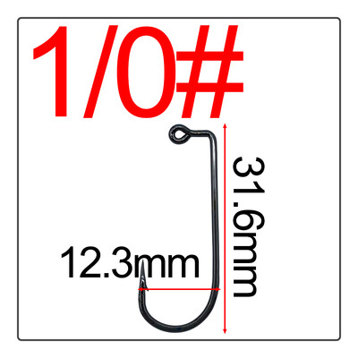 50 vnt Švininis kabliukas Daug anglies plienas Plokščia spygliuolė Stačiojo kampo kabliukas Luya švaistiklio juosta surinkti priedus Žvejybos reikmenys