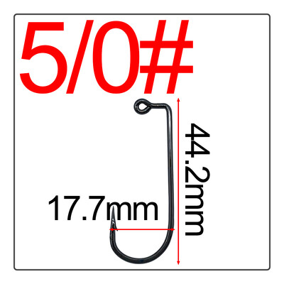 50 vnt Švininis kabliukas Daug anglies plienas Plokščia spygliuolė Stačiojo kampo kabliukas Luya švaistiklio juosta surinkti priedus Žvejybos reikmenys