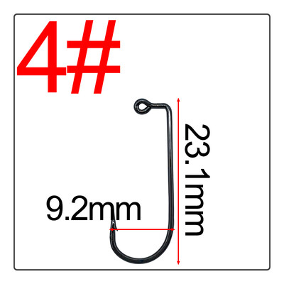 50 vnt Švininis kabliukas Daug anglies plienas Plokščia spygliuolė Stačiojo kampo kabliukas Luya švaistiklio juosta surinkti priedus Žvejybos reikmenys
