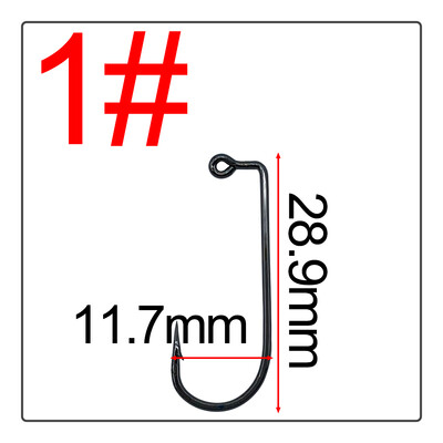 50 vnt Švininis kabliukas Daug anglies plienas Plokščia spygliuolė Stačiojo kampo kabliukas Luya švaistiklio juosta surinkti priedus Žvejybos reikmenys