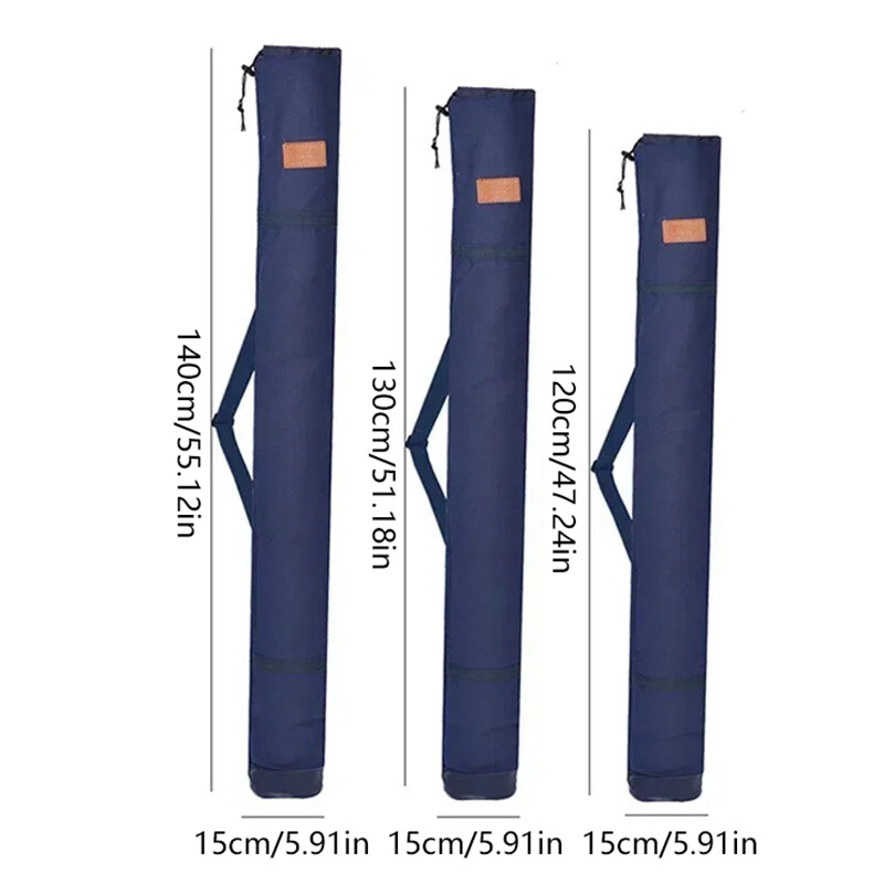 120cm 130cm 150cm Geantă de pescuit din pânză Undiță de pescuit rezistentă la apă Umbrelă Carcasă de depozitare pentru echipament Genți portabile de umăr