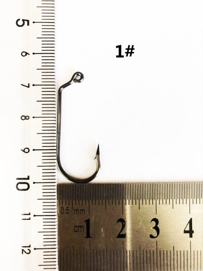 50 vnt. 32786 Jig Žvejybos kabliukai Didelės anglies plieno jūros vandens 60 laipsnių kabliukai Bass Jigging Dydis 4# iki 8/0#