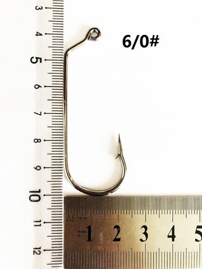 50 vnt. 32786 Jig Žvejybos kabliukai Didelės anglies plieno jūros vandens 60 laipsnių kabliukai Bass Jigging Dydis 4# iki 8/0#