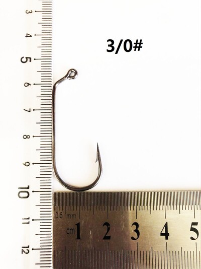 50 vnt. 32786 Jig Žvejybos kabliukai Didelės anglies plieno jūros vandens 60 laipsnių kabliukai Bass Jigging Dydis 4# iki 8/0#