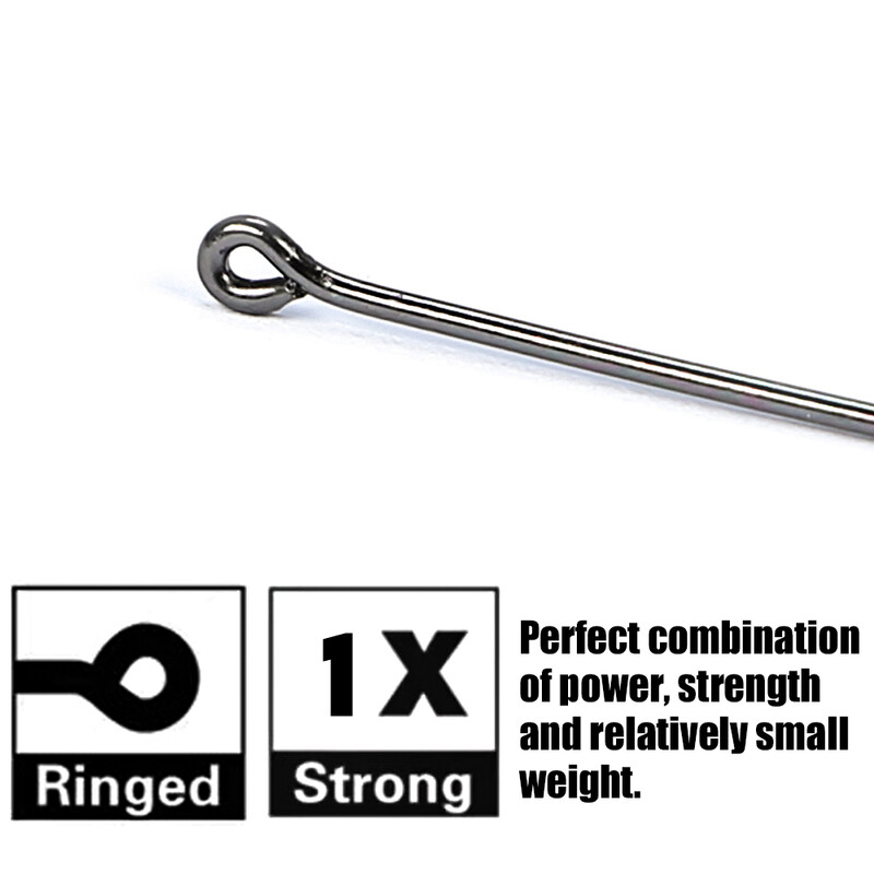 B&U 25db Micro Trout Single Hook Horgászhorog Carbon Steel Single Hooks felszerelés Féreghorgok Horgásztartozékok