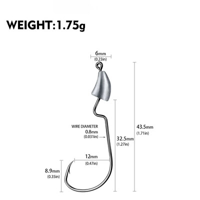 Háčik s jigovou hlavicou 1,75 g 2,5 g 3,5 g 5 g 7 g 10 g 14 g Rybársky háčik, jigová návnada, tvrdá návnada, mäkký háčik s červom, jigový háčik na rybolov