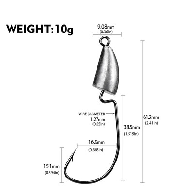 Háčik s jigovou hlavicou 1,75 g 2,5 g 3,5 g 5 g 7 g 10 g 14 g Rybársky háčik, jigová návnada, tvrdá návnada, mäkký háčik s červom, jigový háčik na rybolov