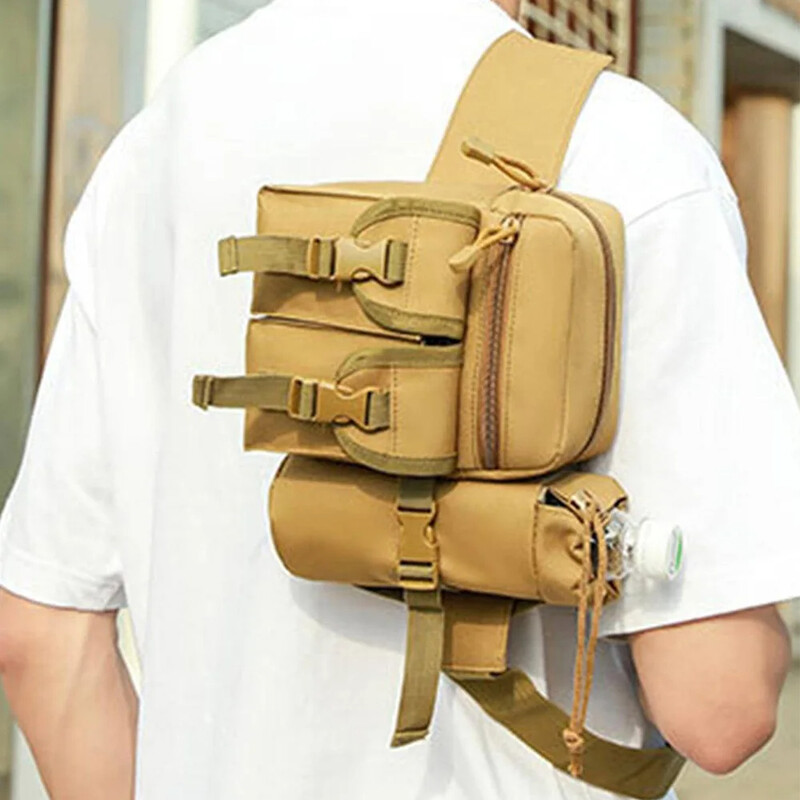 Deréktáska Taktikai Katonai Kemping Túrázás Vizespalack Hegymászás Szabadtéri Sport Hegymászó Táska Horgásztáska Kiegészítő csomag