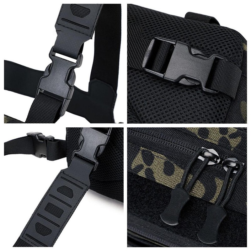 Taktička torba za prsluk za ribolov na otvorenom Muška i ženska torba Škrinja za kampiranje Putna oprema Lagana na ramena Safari Penjanje Versa A2D0