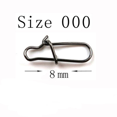 THETIME 100 ks hákových karabín z nehrdzavejúcej ocele, otočné bezpečnostné karabíny z rybárskeho suda, háčiky, príslušenstvo na návnady, konektor, karabína, ryby