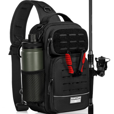 Ghosthorn žvejybos kuprinės reikmenų krepšys - lengvas slingų reikmenų laikymo krepšys - žvejybos kuprinė su meškerės laikikliu