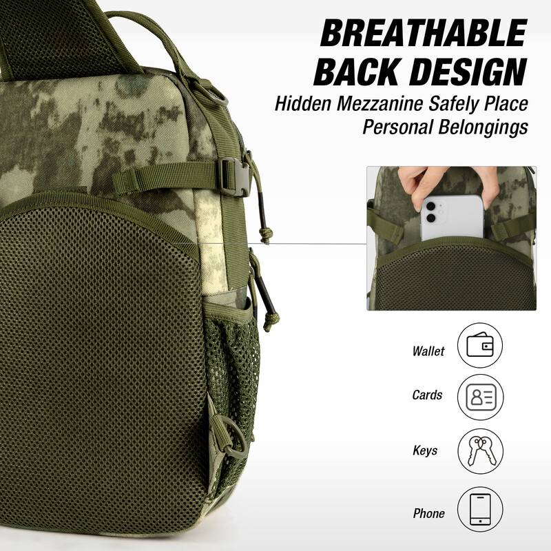 Ghosthorn žvejybos kuprinės reikmenų krepšys - lengvas slingų reikmenų laikymo krepšys - žvejybos kuprinė su meškerės laikikliu