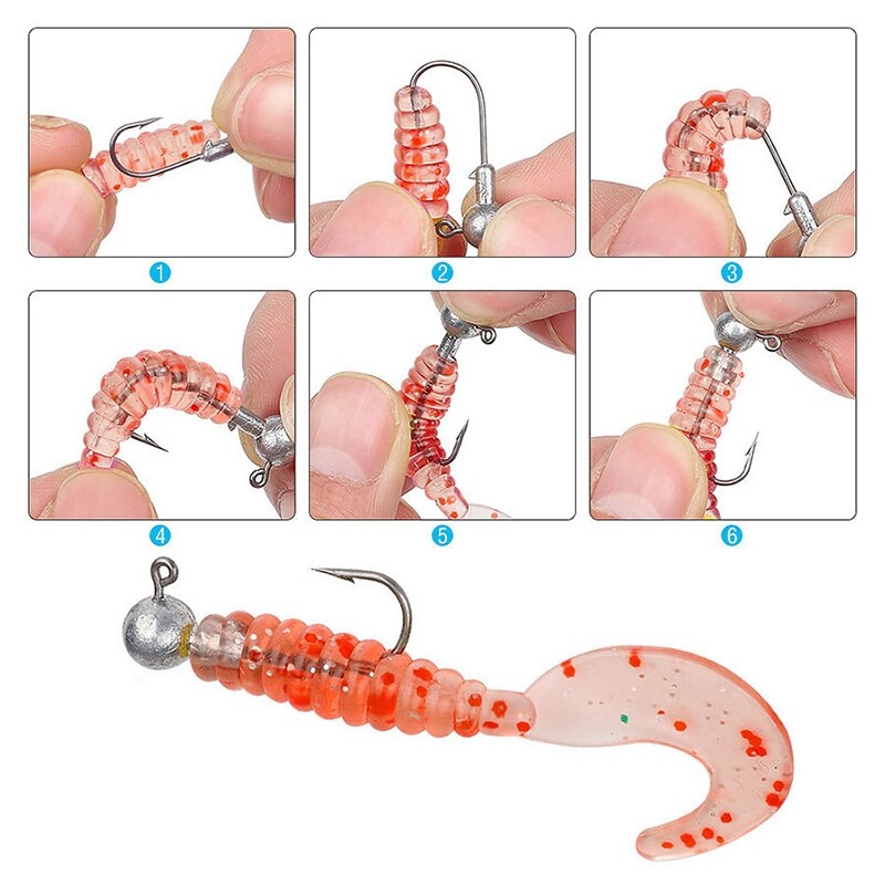 10 ks jigových háčikov s olovenou hlavicou, volfrámovými jigovými hlavicami, kľukou, jigovými rybárskymi háčikmi s olovnicou 2g, 4g, 5g, 10g, 14g, ostrými mäkkými jigovými háčikmi.