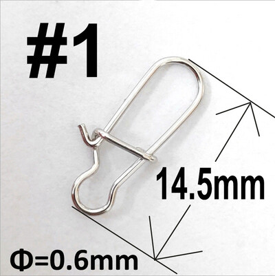 50 alebo 100 ks nerezových rybárskych karabínok s karabínou, príslušenstvo na rýchle uzamykanie, otočný háčik na návnadu