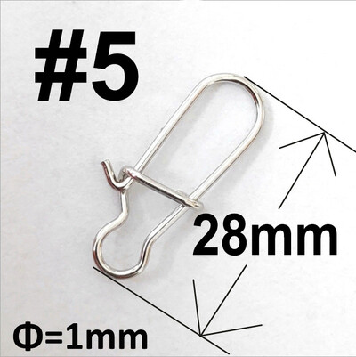 50 alebo 100 ks nerezových rybárskych karabínok s karabínou, príslušenstvo na rýchle uzamykanie, otočný háčik na návnadu