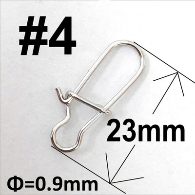 50 alebo 100 ks nerezových rybárskych karabínok s karabínou, príslušenstvo na rýchle uzamykanie, otočný háčik na návnadu