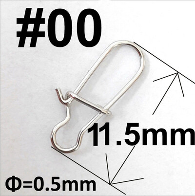 50 alebo 100 ks nerezových rybárskych karabínok s karabínou, príslušenstvo na rýchle uzamykanie, otočný háčik na návnadu