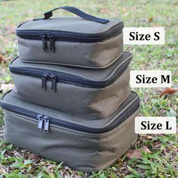 Carp Fishing Tackle Bag Storage Bag Box Ελαφριά τσάντα αποθήκευσης Αποθήκευση εξωτερικού χώρου Εύκολη στη μεταφορά Τσάντα για αξεσουάρ κυπρίνου Αντιμετώπιση