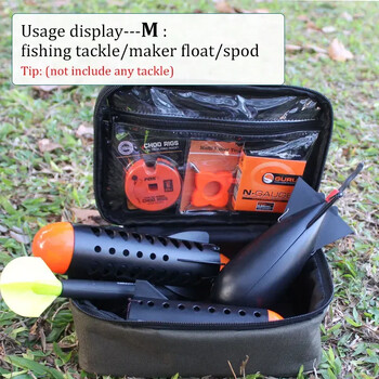 Carp Fishing Tackle Bag Storage Bag Box Ελαφριά τσάντα αποθήκευσης Αποθήκευση εξωτερικού χώρου Εύκολη στη μεταφορά Τσάντα για αξεσουάρ κυπρίνου Αντιμετώπιση