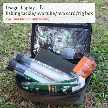 Carp Fishing Tackle Bag Storage Bag Box Ελαφριά τσάντα αποθήκευσης Αποθήκευση εξωτερικού χώρου Εύκολη στη μεταφορά Τσάντα για αξεσουάρ κυπρίνου Αντιμετώπιση