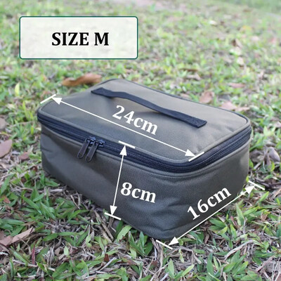 Karpkalapüügitarvete hoiukoti kast Kerge hoiukoti hoiuruum välitingimustes, hõlpsasti kaasaskantav kott karpkala tarvikute jaoks