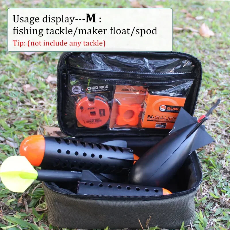 Karpkalapüügitarvete hoiukoti kast Kerge hoiukoti hoiuruum välitingimustes, hõlpsasti kaasaskantav kott karpkala tarvikute jaoks